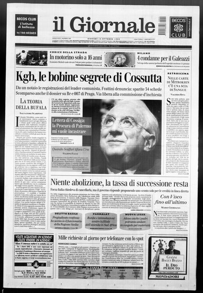 Il giornale : quotidiano del mattino